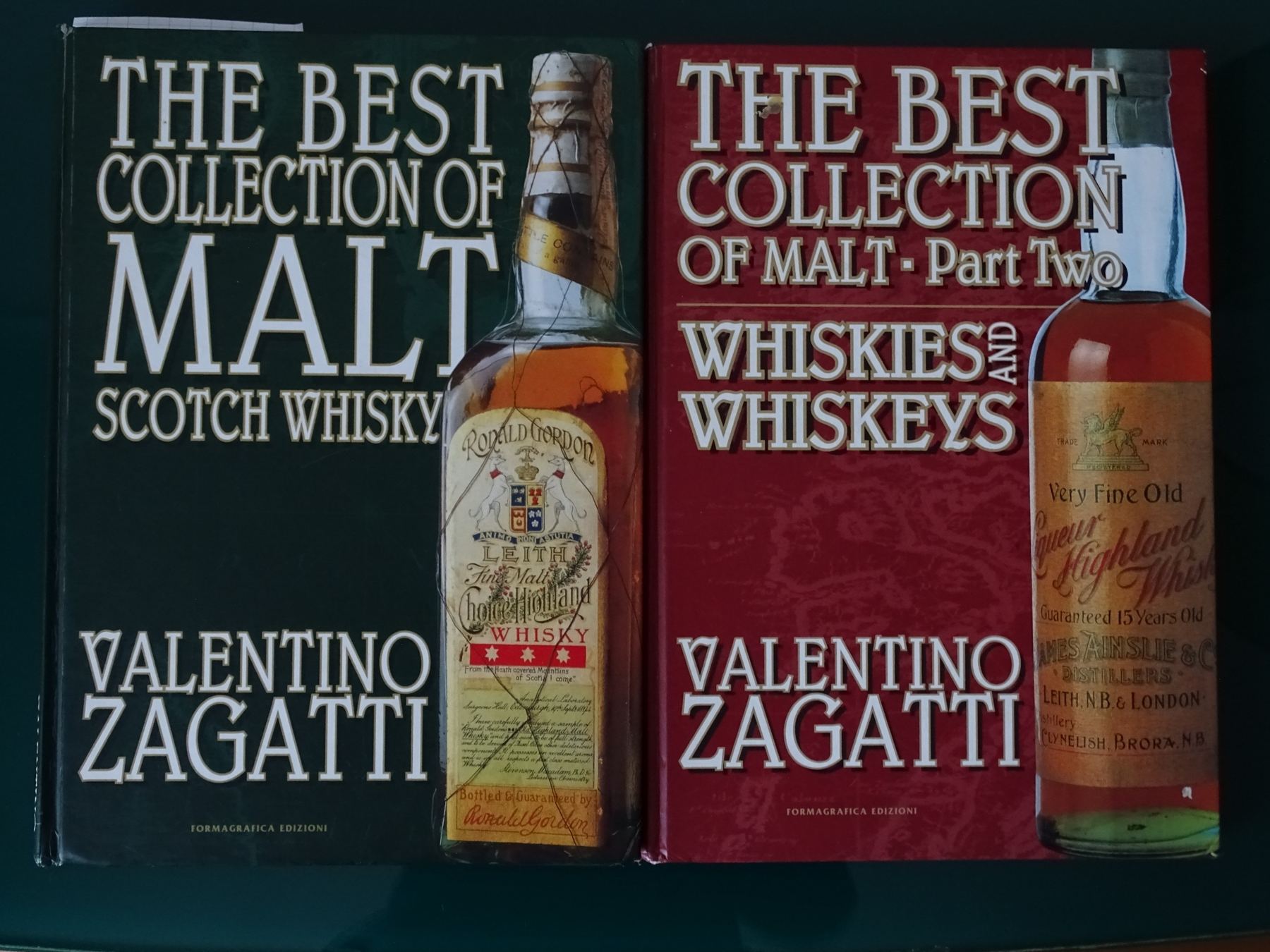 Zagatti's own books, The Best Collection of Malt Scotch Whisky and its Part Two
