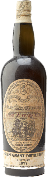 Glen Grant bottle, distilled 1877