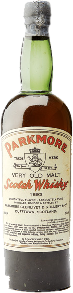 Parkmore Very Old Malt Scotch Whisky bottle